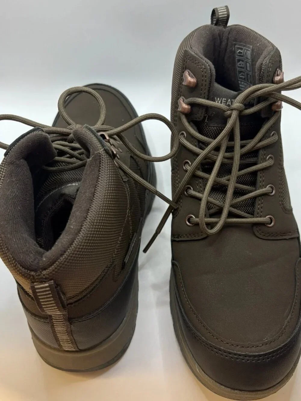 *NEW* Weatherproof Jenkins Boot Mens Brown Memory Foam Duck Boot (sz 12)